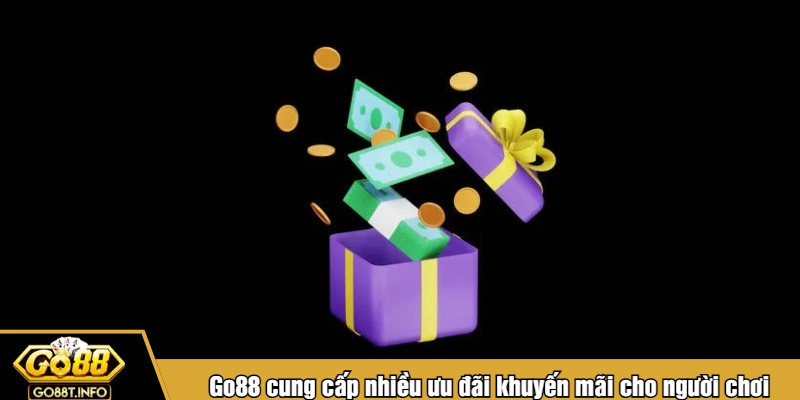 Go88 cung cấp nhiều ưu đãi khuyến mãi cho người chơi