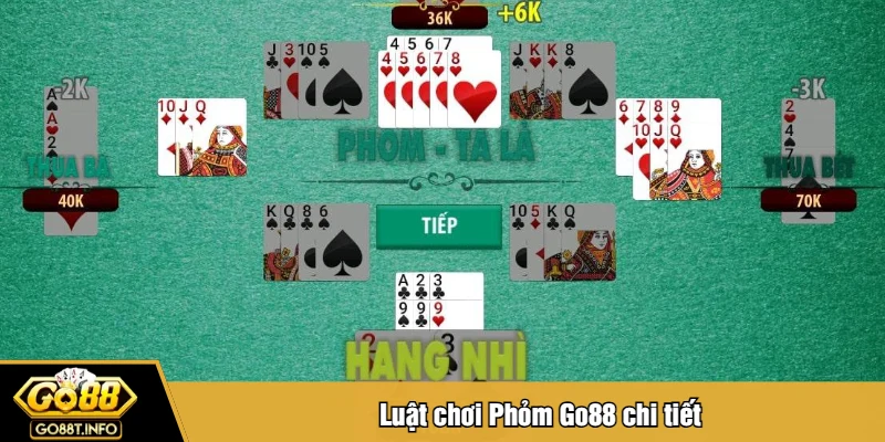 Luật chơi Phỏm Go88 chi tiết